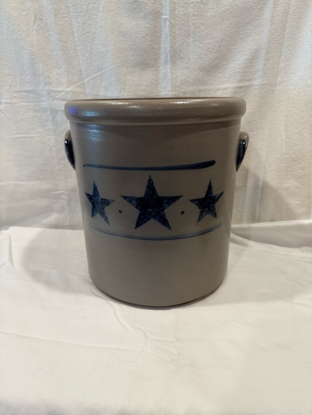Rowe Pottery Works Salt Glazed Stoneware Stars and Stripes Collection